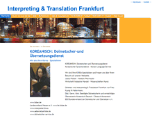 Tablet Screenshot of interpreting-translation-frankfurt.de